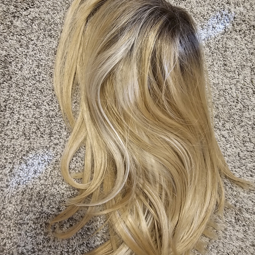 Blonde Hair synthetic wig 'Blonde Unicorn' 16 inch